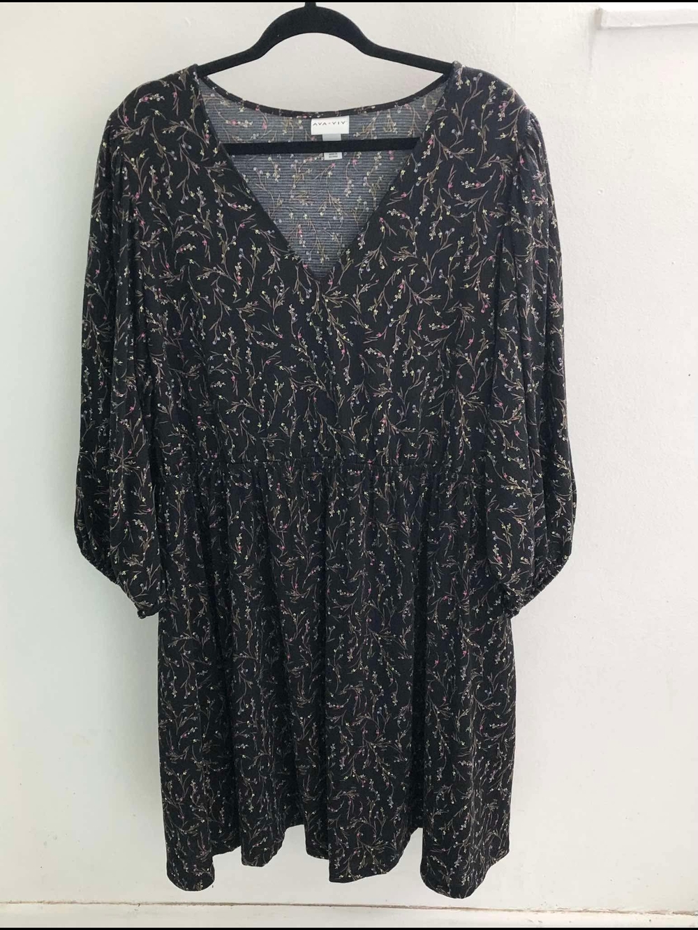 Ava & Viv floral V-neck dress